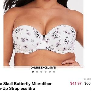 Strapless bra